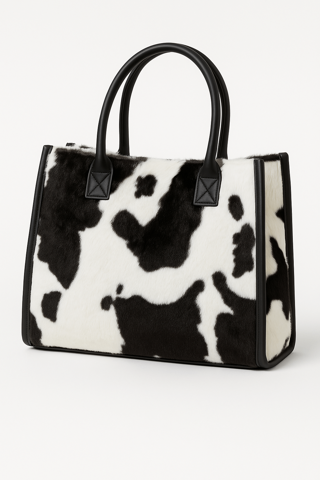 Koeienprint handtas teddy - Navoir