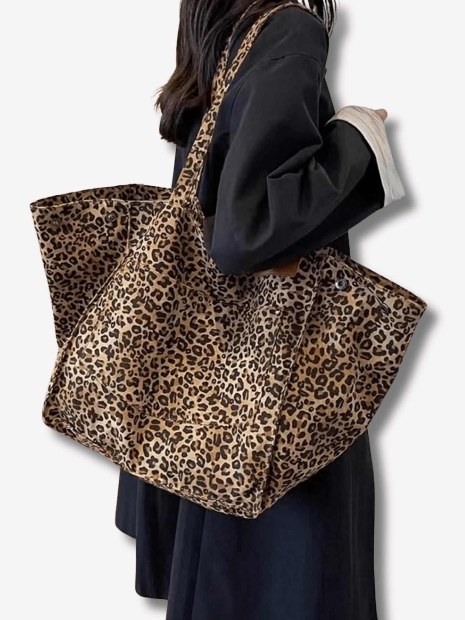 Grote panterprint shopper - Navoir