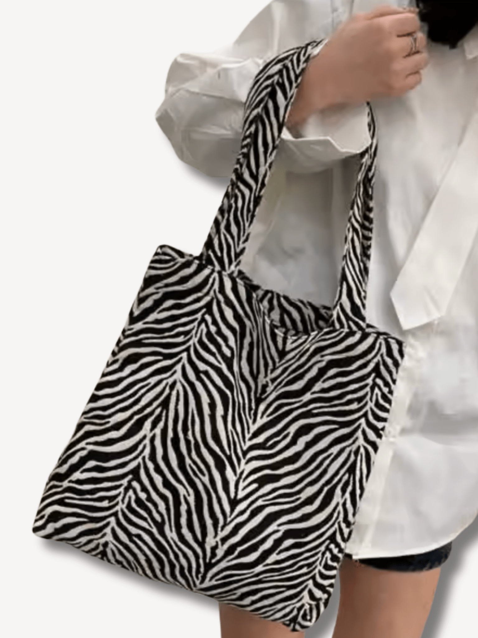 Zebraprint shopper - Navoir