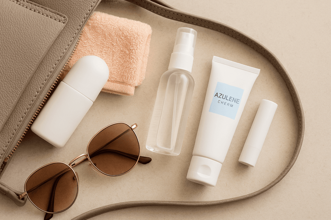 Huidverzorging on the go: dit hoort in je tas als je een gevoelige huid hebt