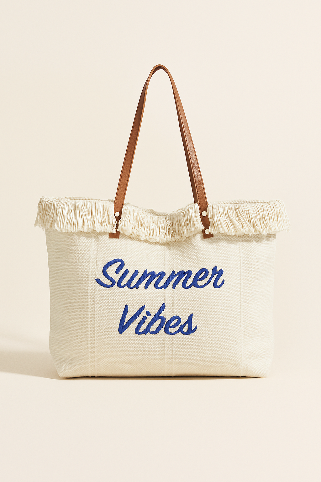 Beige Ibiza strandtas