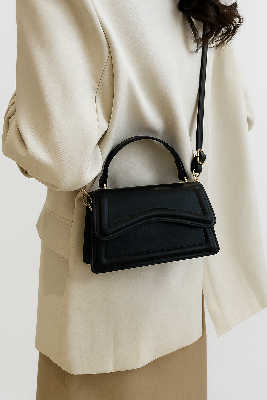 Kleine crossbody tas zwart