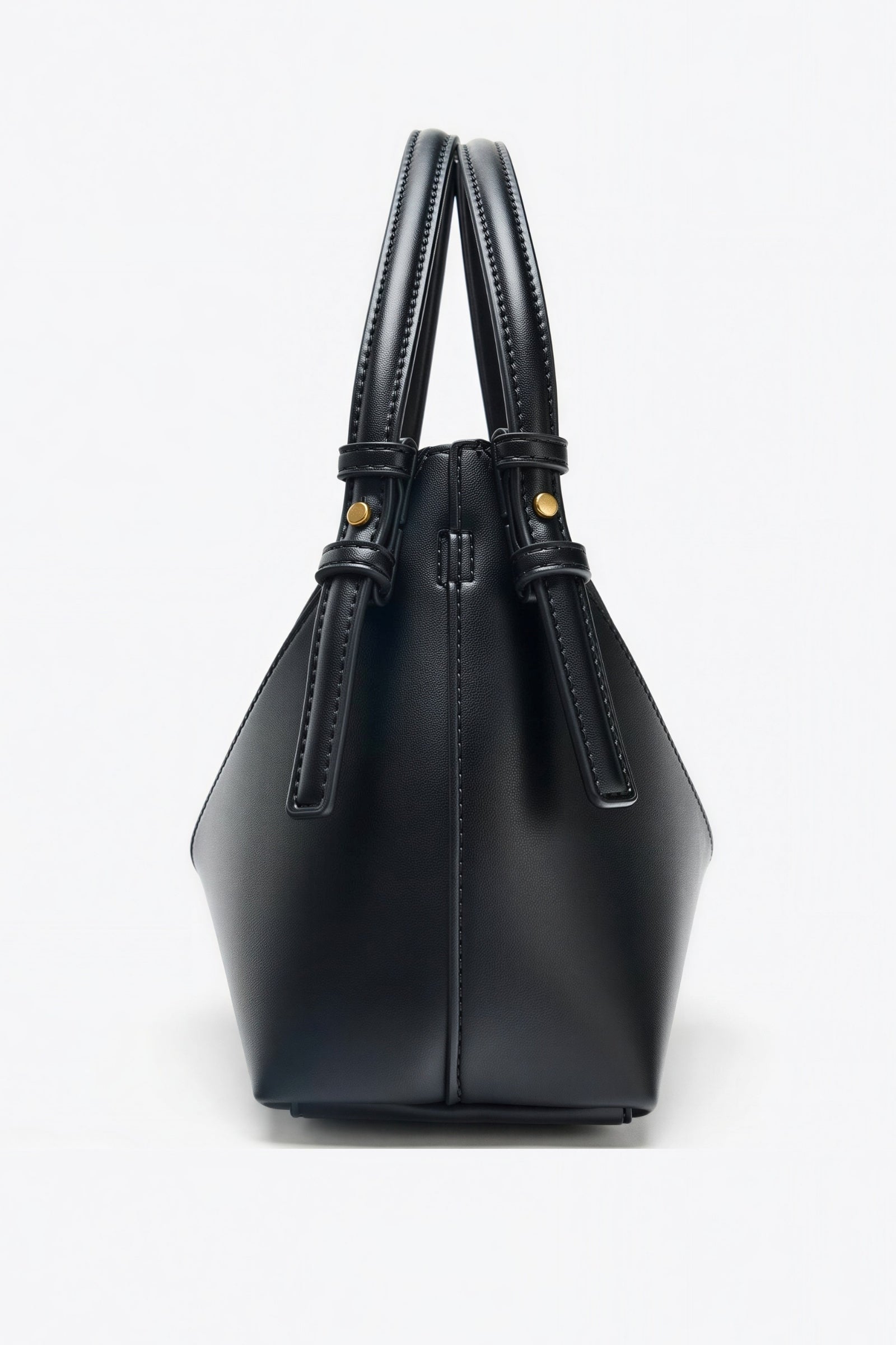 Zwarte Structured Handtas