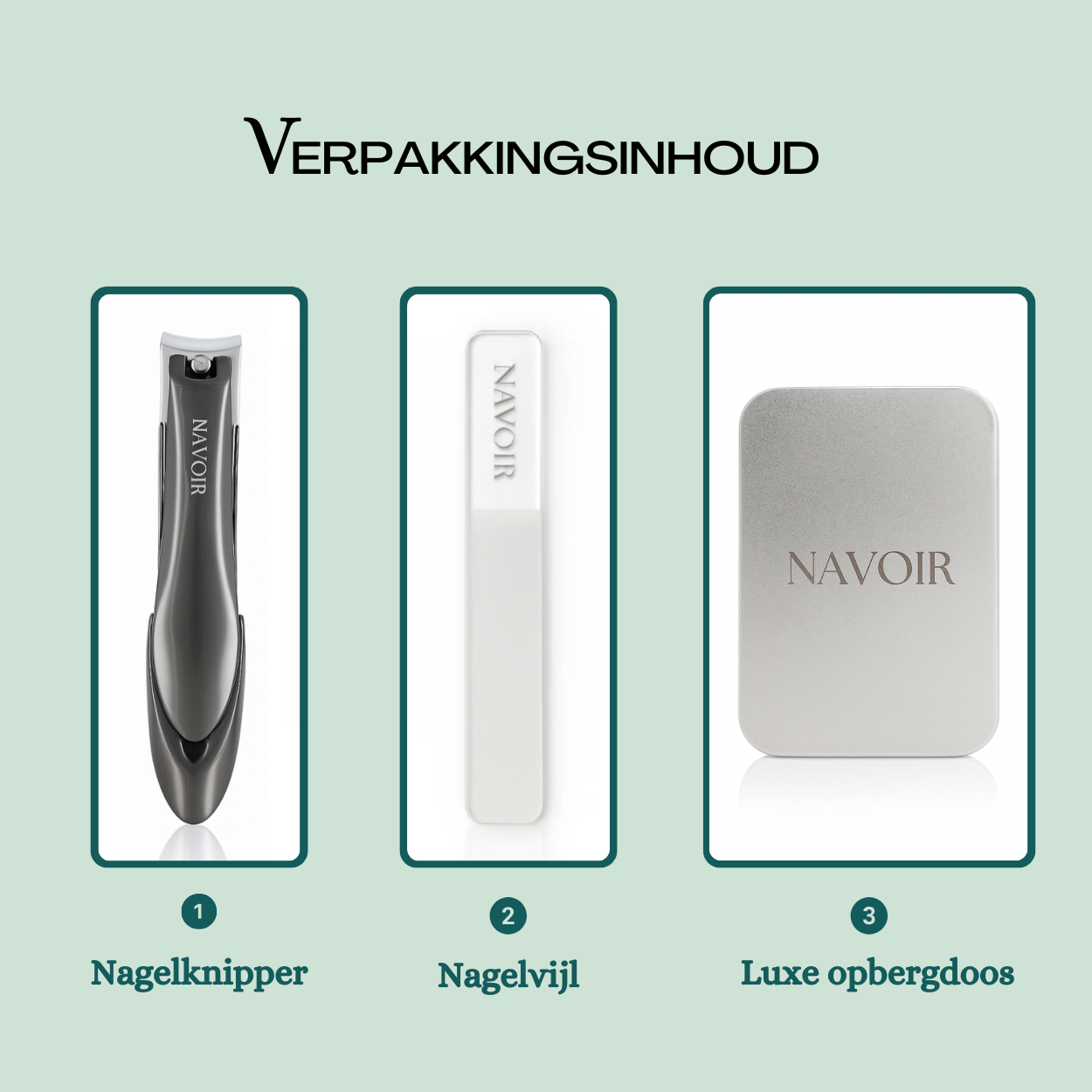 Nagelknipper Professioneel met Opvangbakje - Navoir