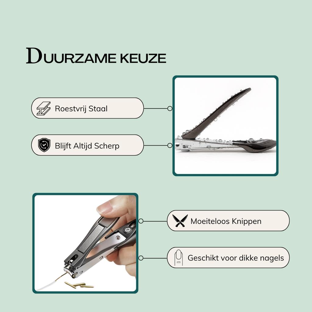 Nagelknipper Professioneel met Opvangbakje - Navoir