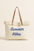Beige Ibiza strandtas - Navoir