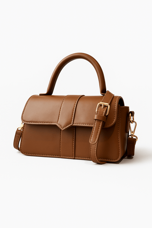 Bruine crossbody tas ruim - Navoir