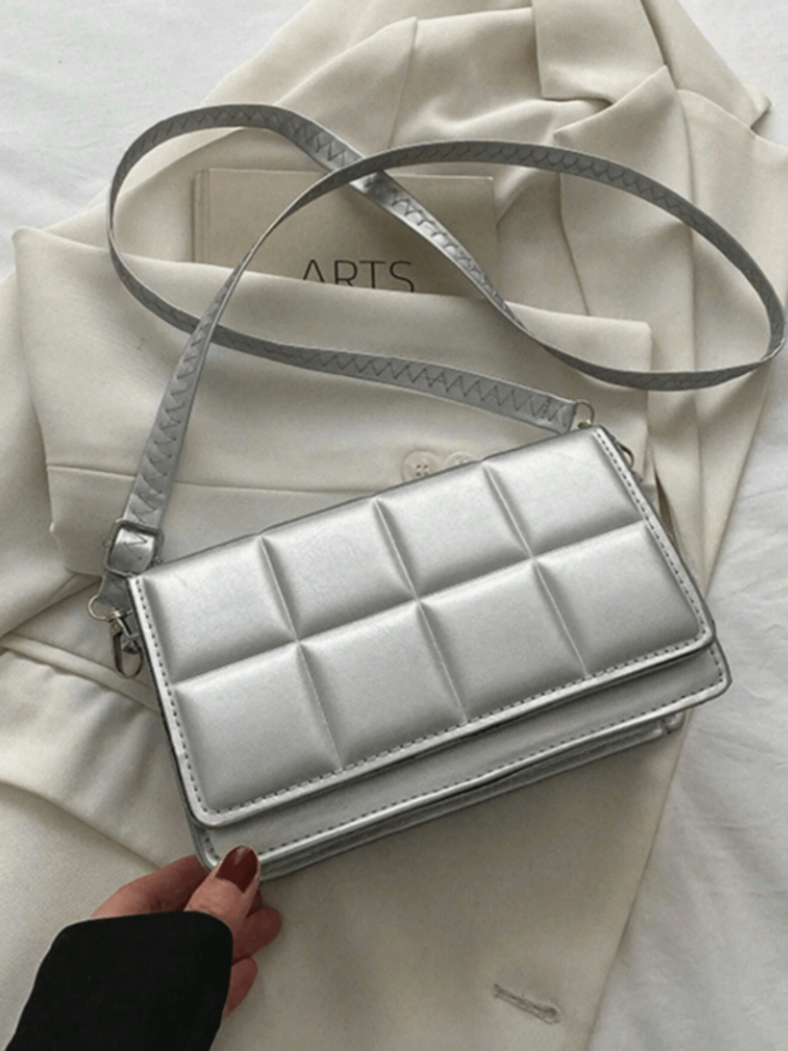 Crossbody Bella Zilver - Navoir