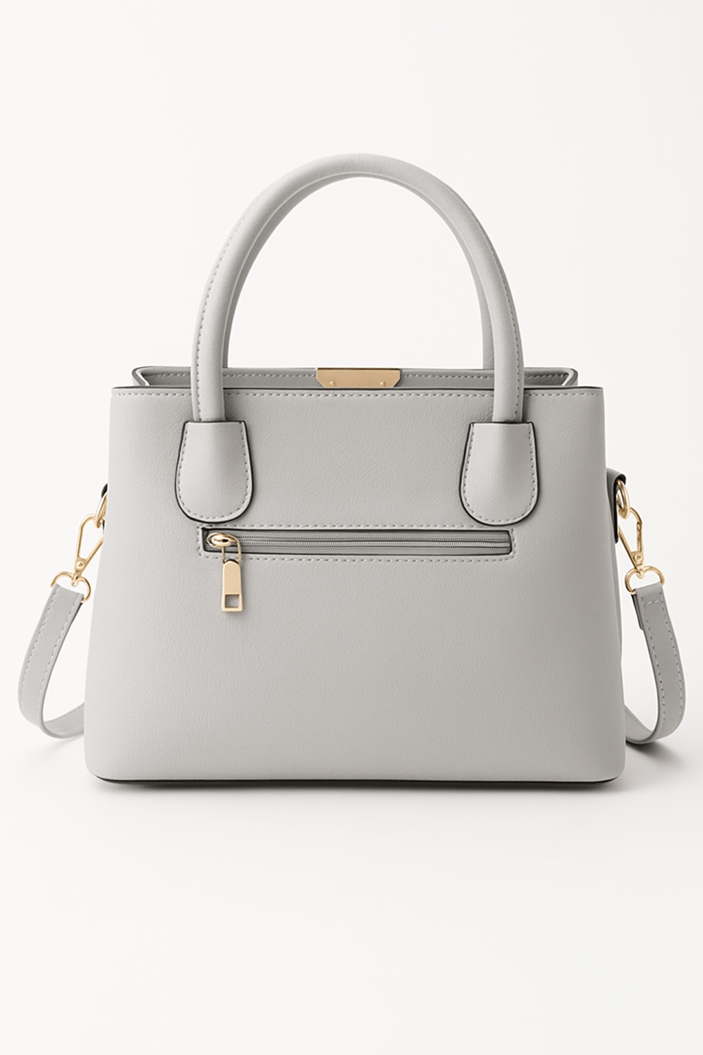 Grijze handtas met rits - Navoir