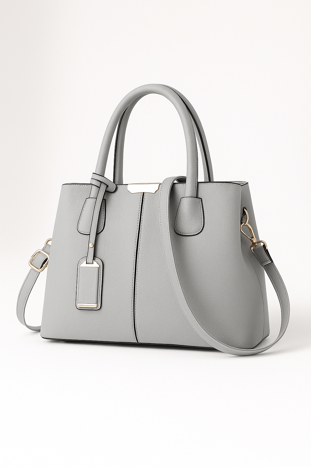 Grijze handtas met rits - Navoir