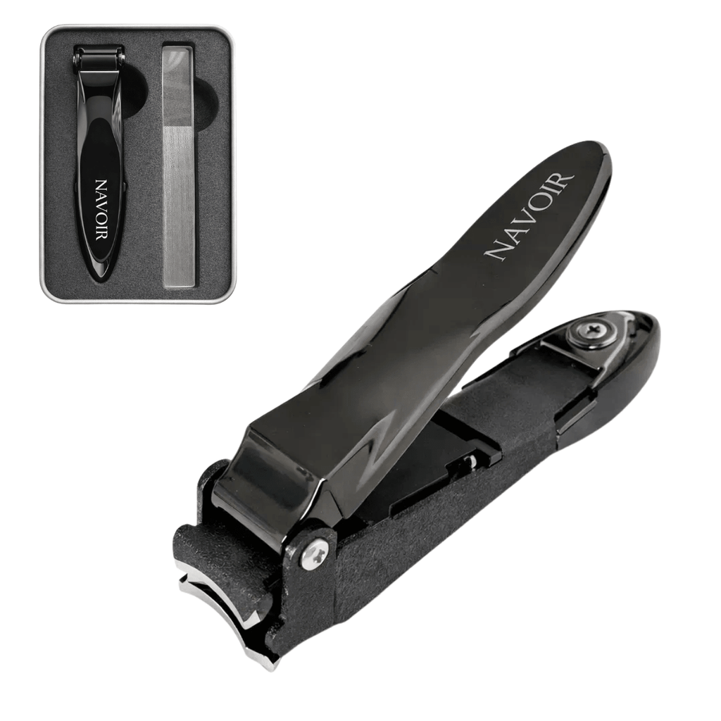 Nagelknipper met Opvangbakje en Nagelvijl - Navoir