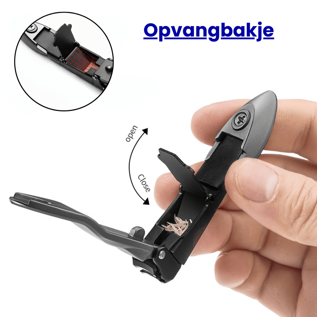 Nagelknipper met Opvangbakje en Nagelvijl - Navoir