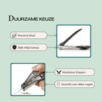 Nagelknipper Professioneel met Opvangbakje - Navoir