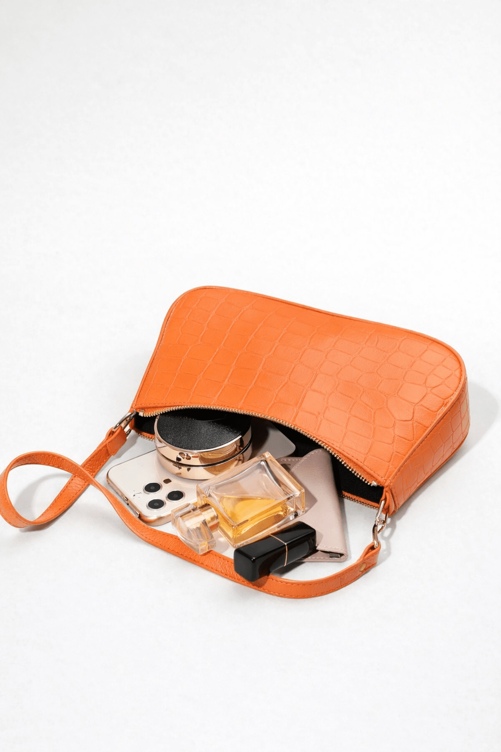 Oranje schoudertas Amber - Navoir