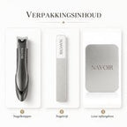 Professionele Nagelknipper met Opvangbakje (RVS) - Navoir