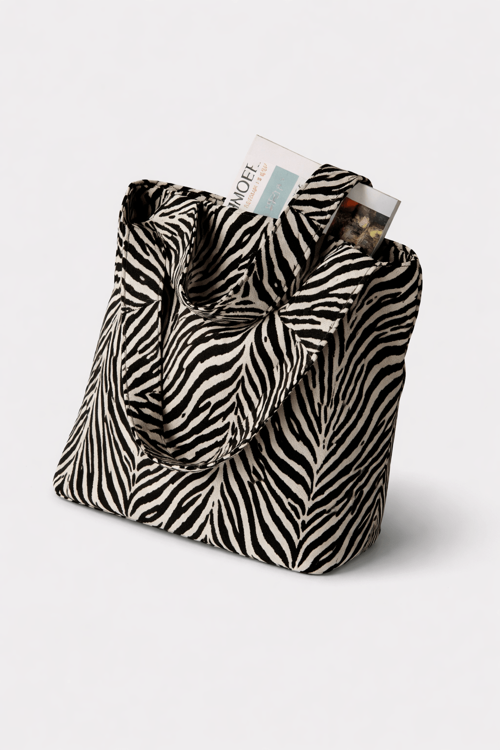 Zebra shopper zwart wit - Navoir