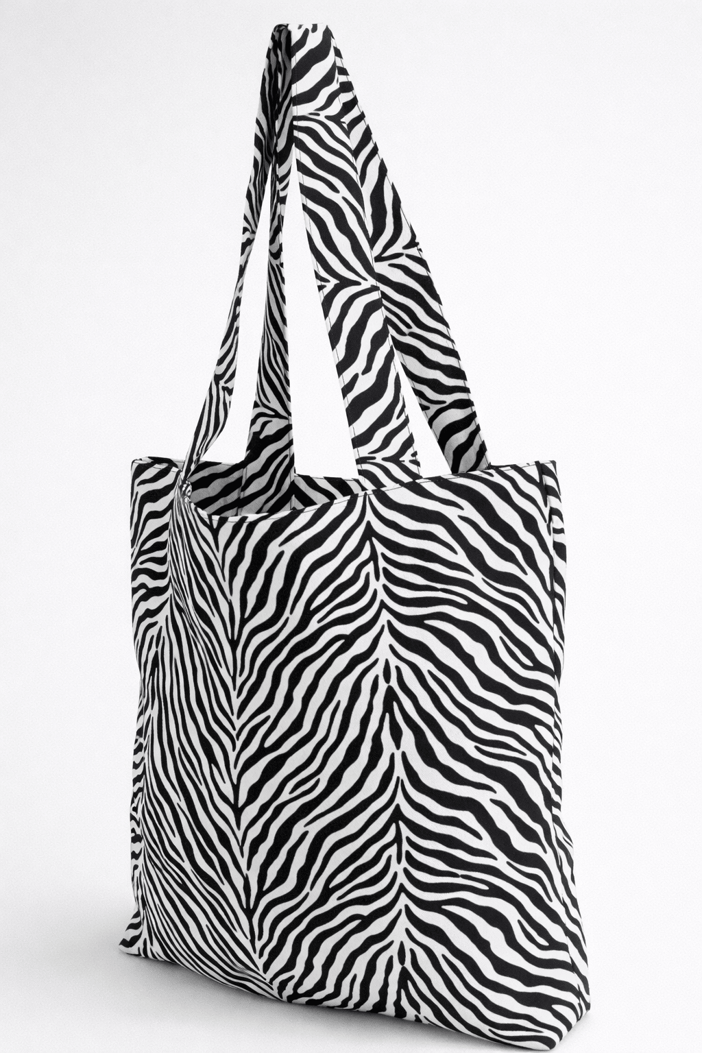 Zebra shopper zwart wit - Navoir