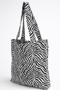 Zebra shopper zwart wit - Navoir