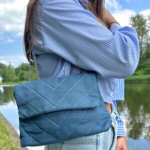 schoudertas denim