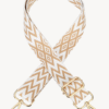 Tassenriem Beige/Wit Verstelbaar