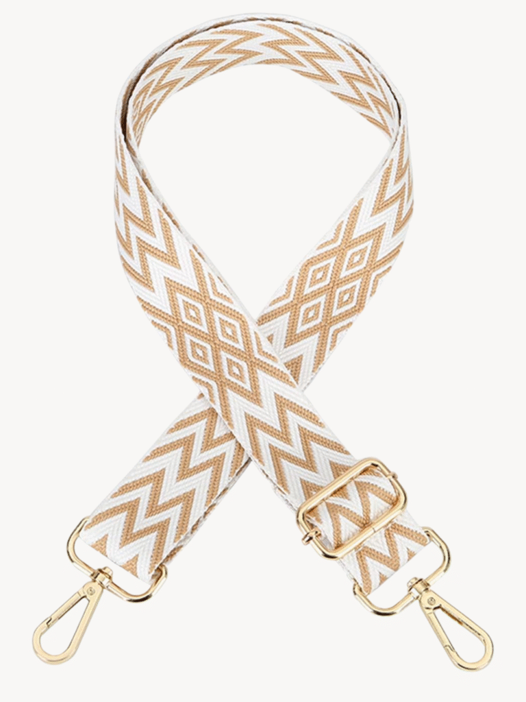 tassenriem beige