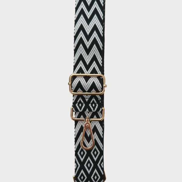 Tassenriem Roxy Zwart/Wit - Afbeelding 3