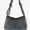 Schoudertas Glitter Zilver