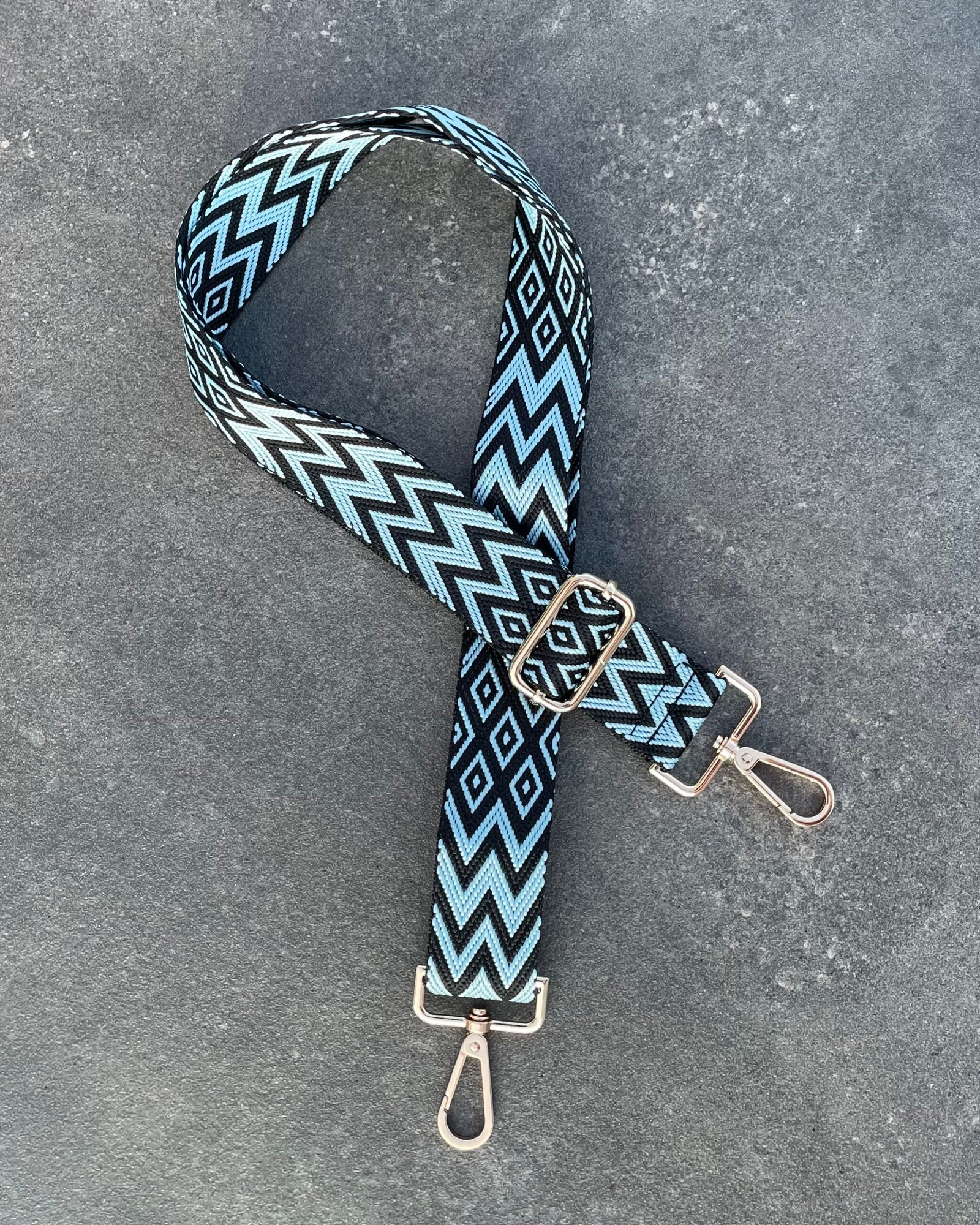 Tassenriem blauw