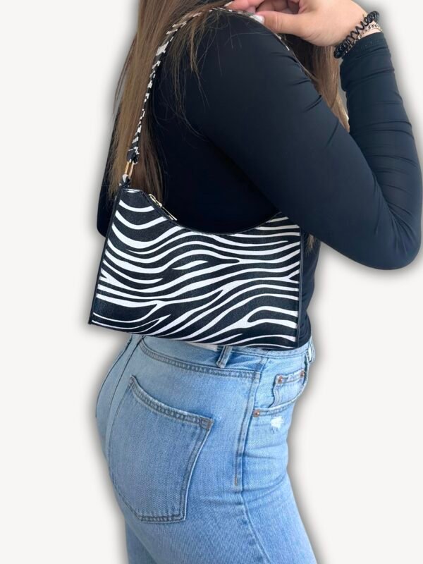 Schoudertas Jill Zebraprint - Afbeelding 2