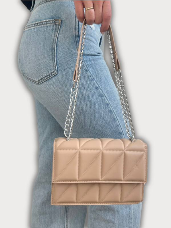 Schoudertas Nina Beige