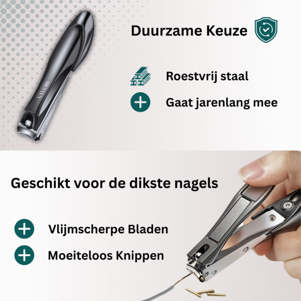 Professionele Nagelknipper met Opvangbakje - Afbeelding 2